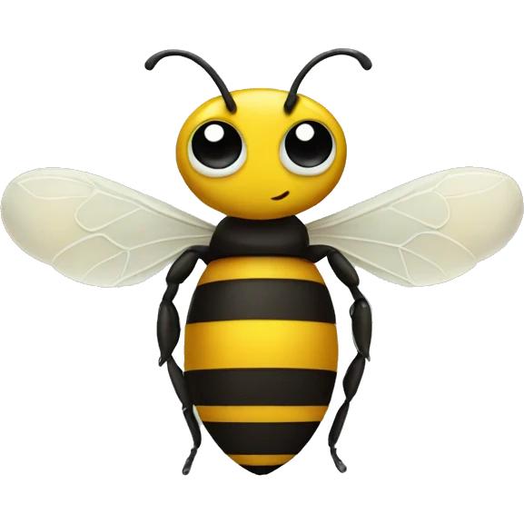 Bee with a tank top emoji