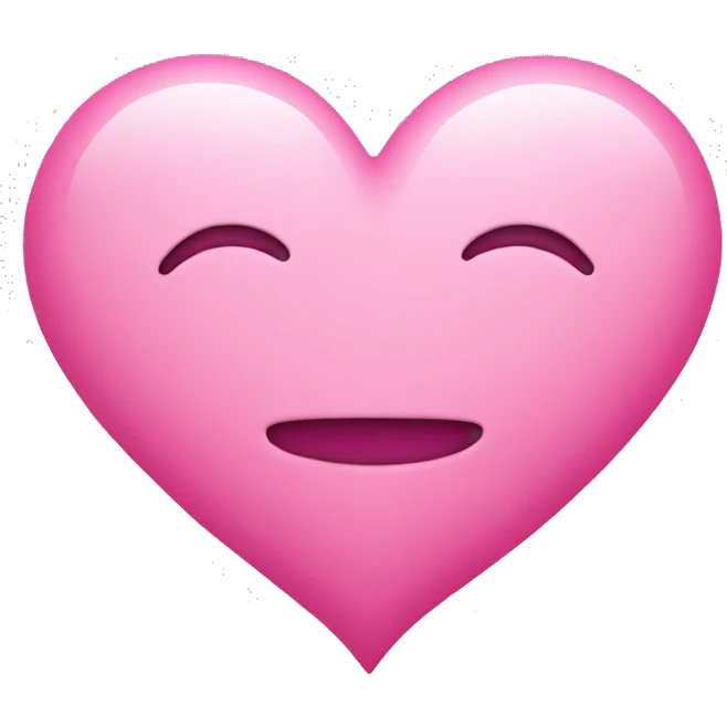 Pink heart emoji