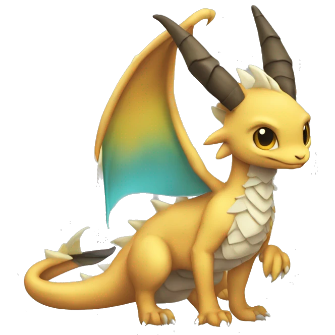 Drakeon Fakémon Dragon Eeveelution full body emoji