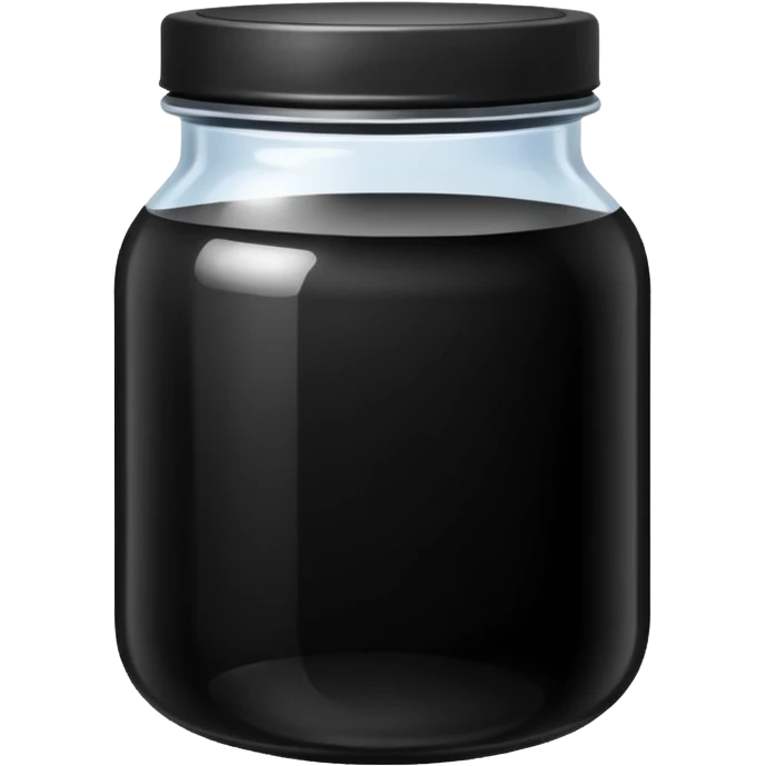 Paint Color Jar black emoji