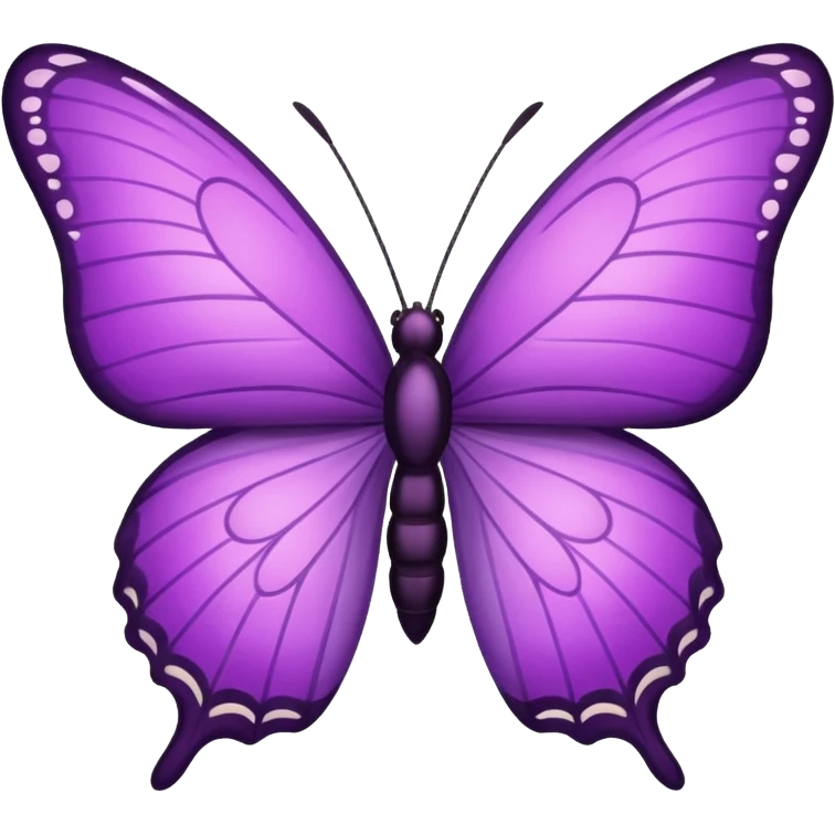 Borboleta roxa emoji