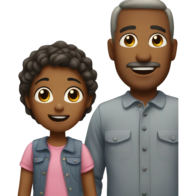 Dad shout to daughter  emoji
