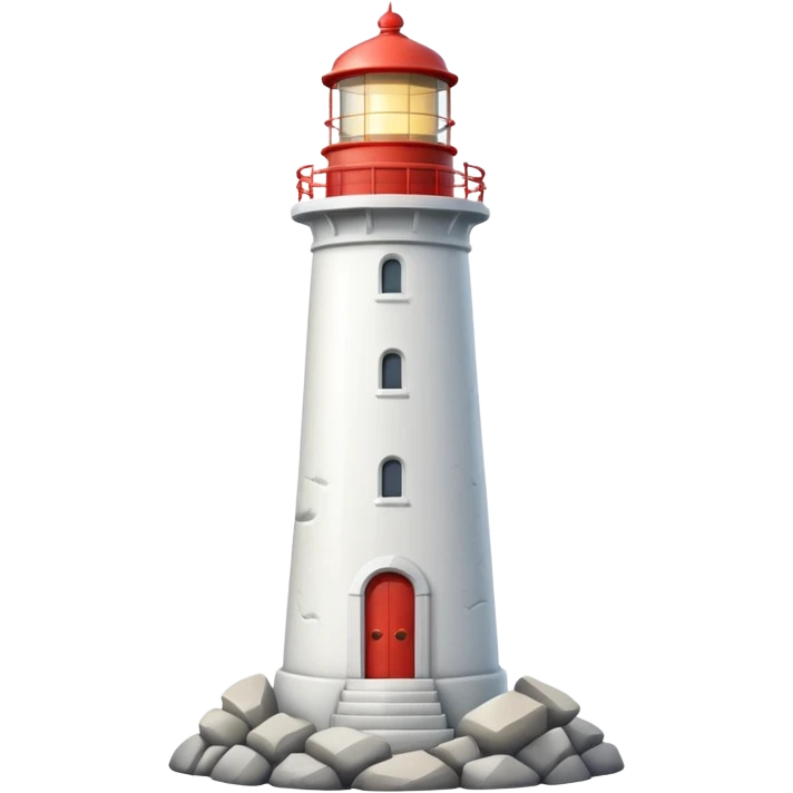 white lighthouse emoji