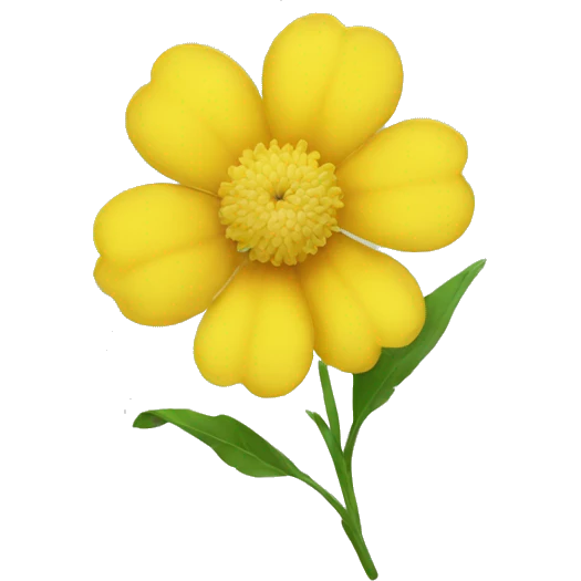yellow flower emoji