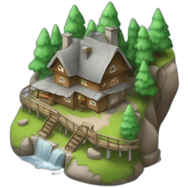 ville dans montagne emoji