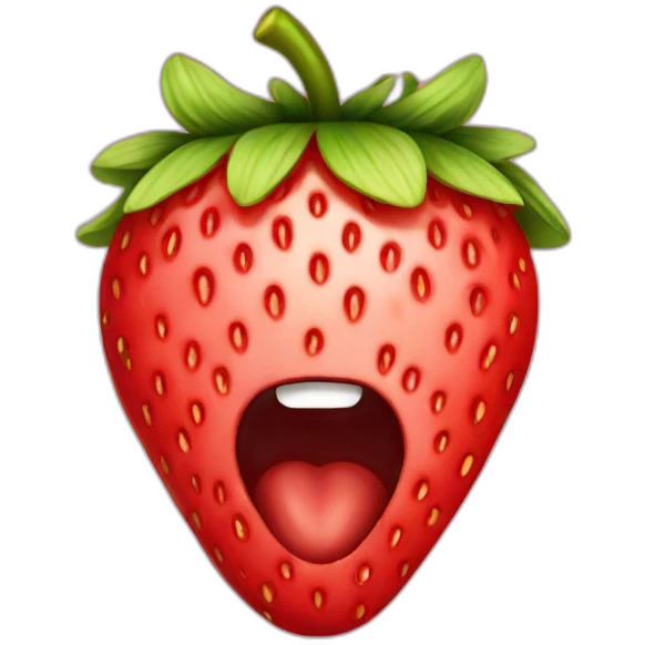 Strawberry emoji