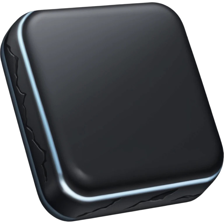 Long black rock bar emoji