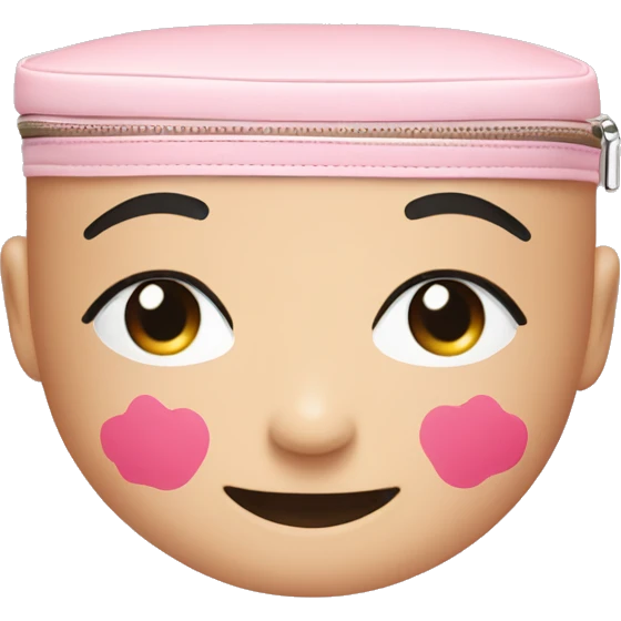 Glossier make-up bag emoji