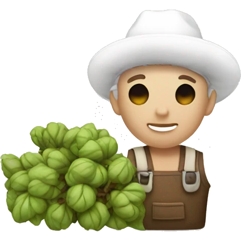 pepole farming cotton emoji