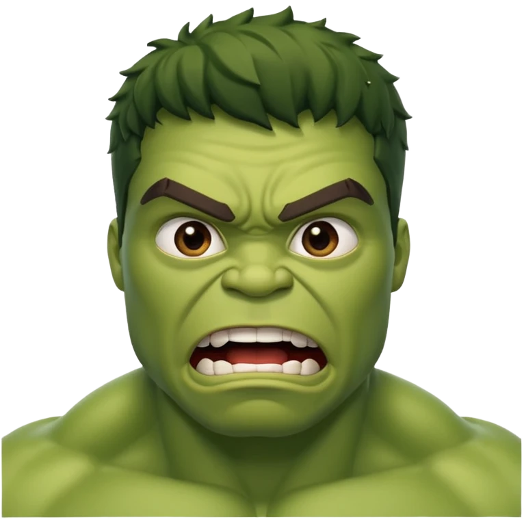 hulk cara surpresa emoji