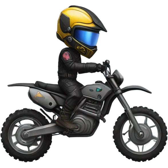 Cyberpunk dirt bike  emoji