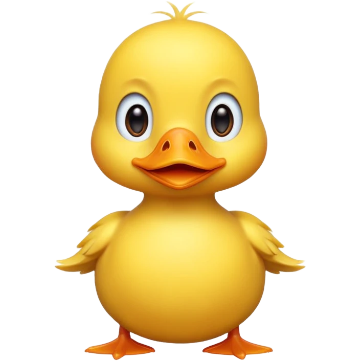 Cute duck emoji