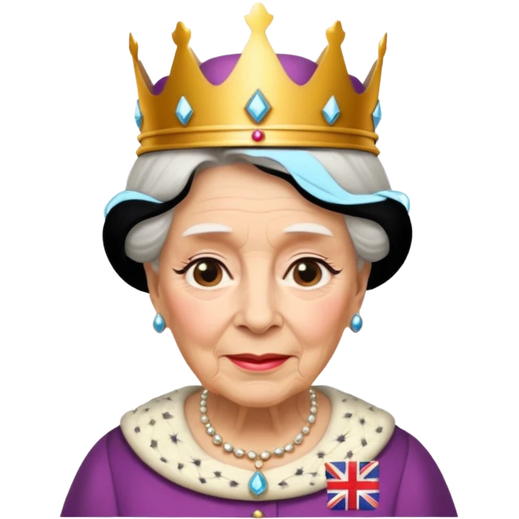 Elizabeth la reine d’Angleterre vielle  emoji
