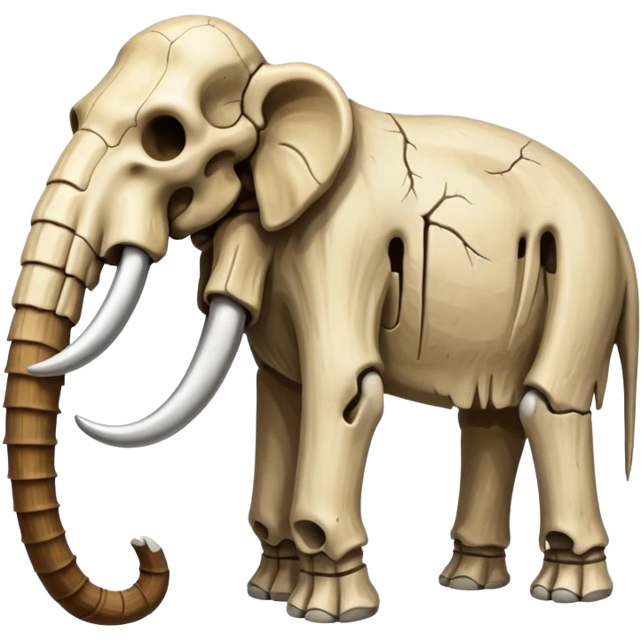 skeleton of a mammoth   emoji