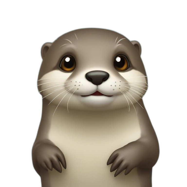 loutre sur une fourmi emoji
