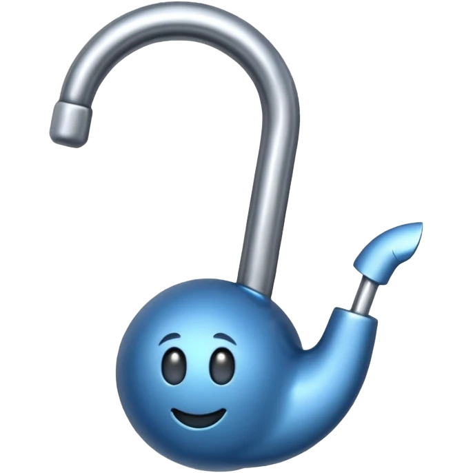 Ein blaues korrekt hake. In einer vierek emoji