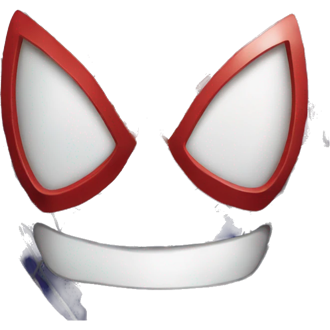 Spiderman mask emoji