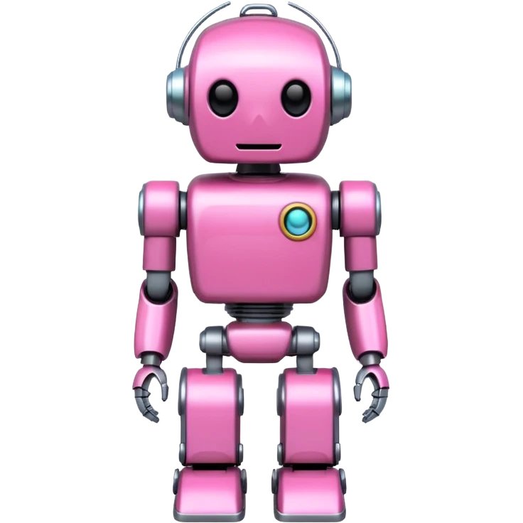 pink robot emoji