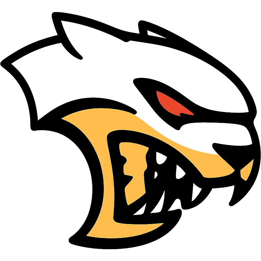Hellcat SRT logo, bold, aggressive, modern, suitable for automotive branding, sharp lines, dynamic style emoji