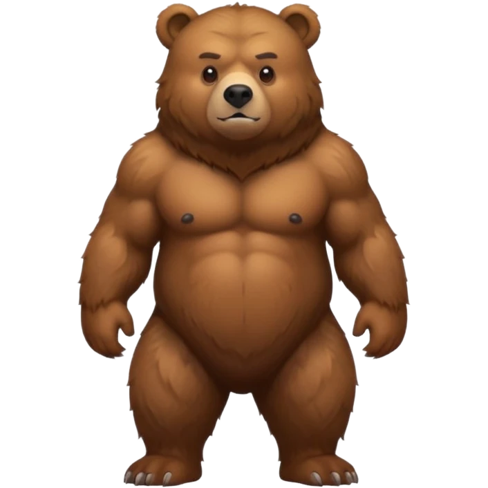 Urso mal emoji