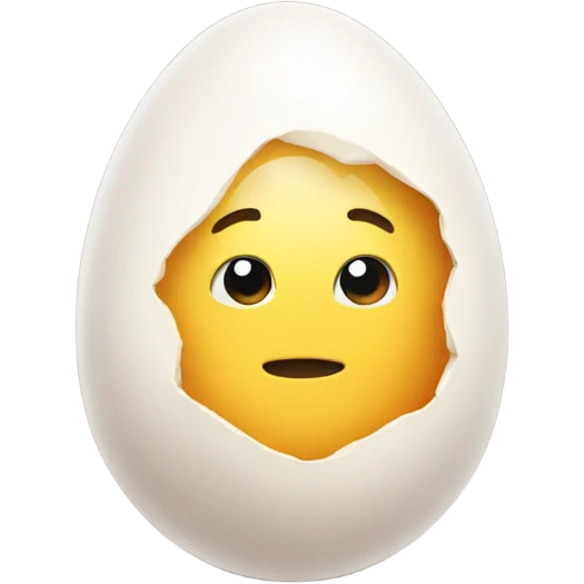 Human egg emoji