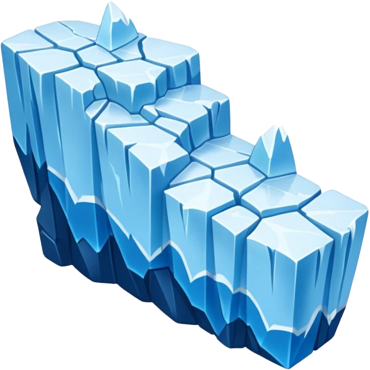 Broken ice shelf emoji