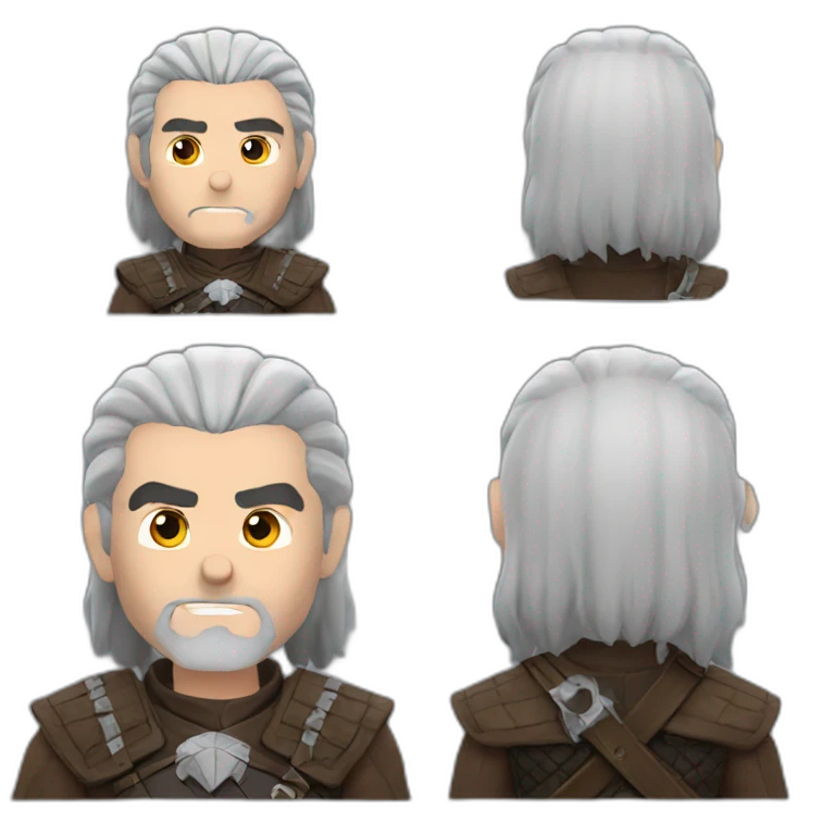 Geralt of Rivia emoji