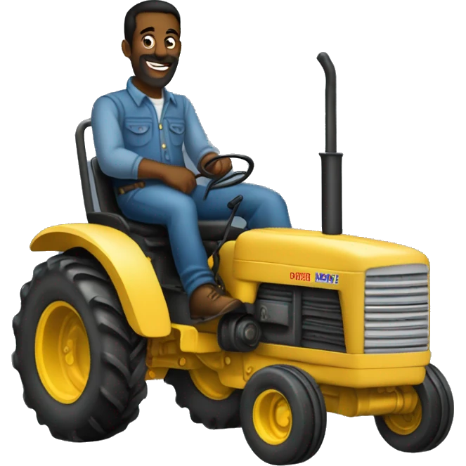 jean lassale dans un tracteur emoji