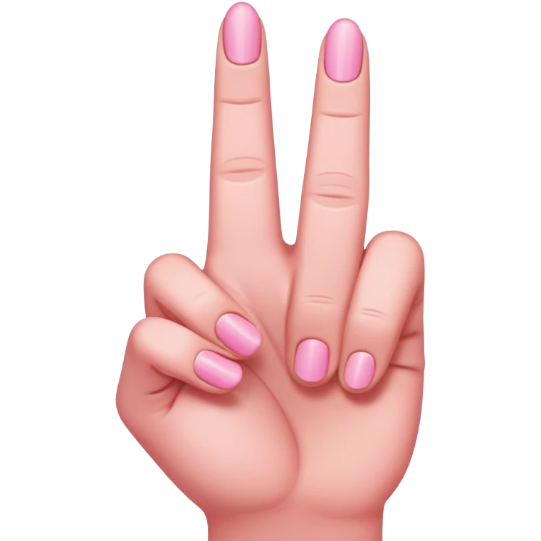 pink middle finger emoji