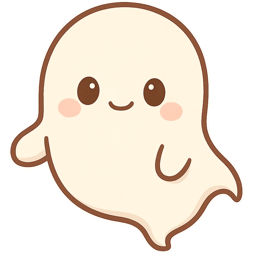 一个可爱的小幽灵 emoji