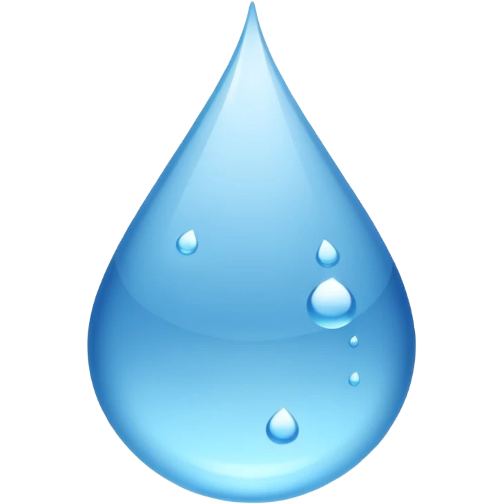 water drop emoji