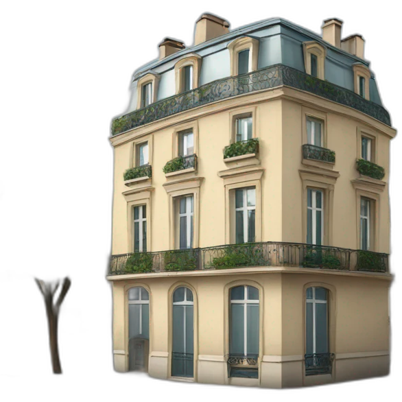 Parisian hausmanian building emoji