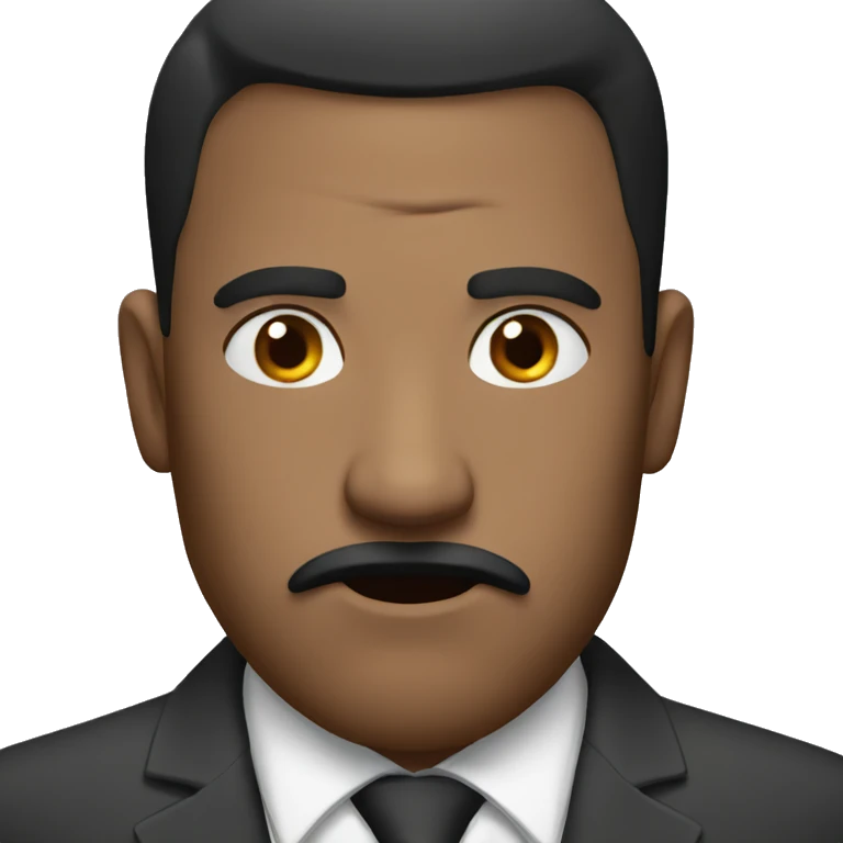 a man not happy emoji