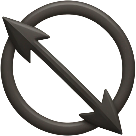 circle shape by 2 arrows emoji