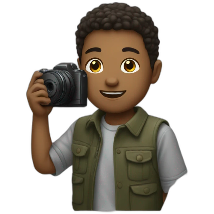 Camera boy emoji
