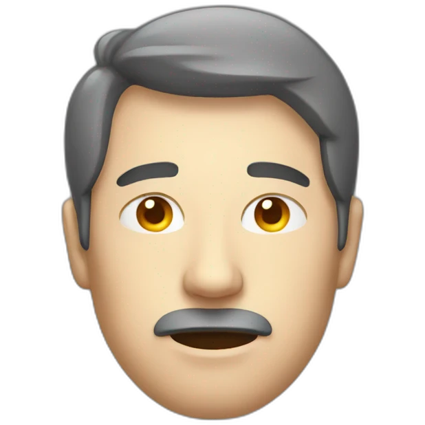 man with sleep heat emoji