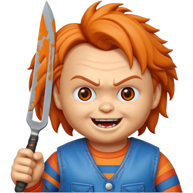 Un emojin de chuky emoji