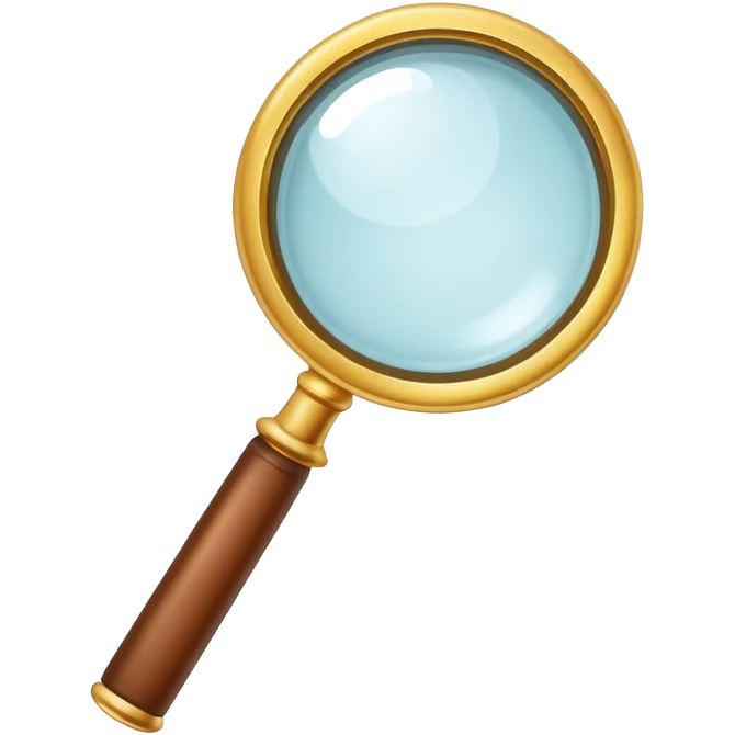 generate me a magnifying glass emoji