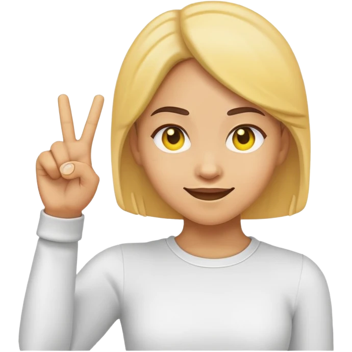 Light skin girl emoji with both middle fingers up emoji