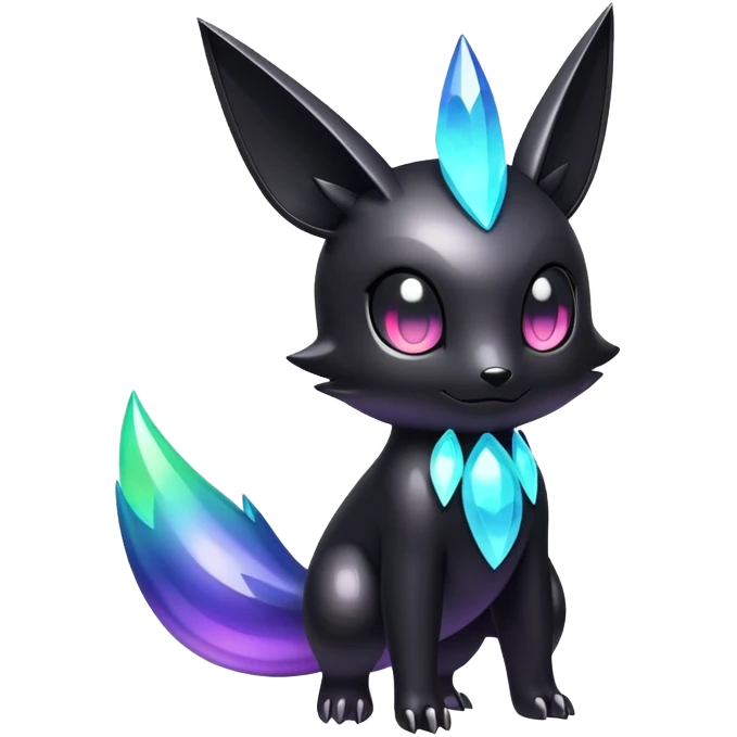 Iridescent black dark fakemon emoji