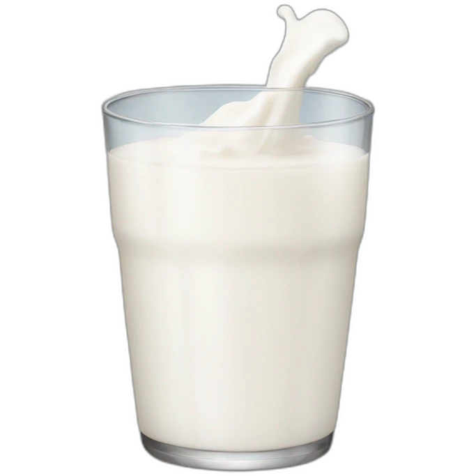 Drinking milk emoji