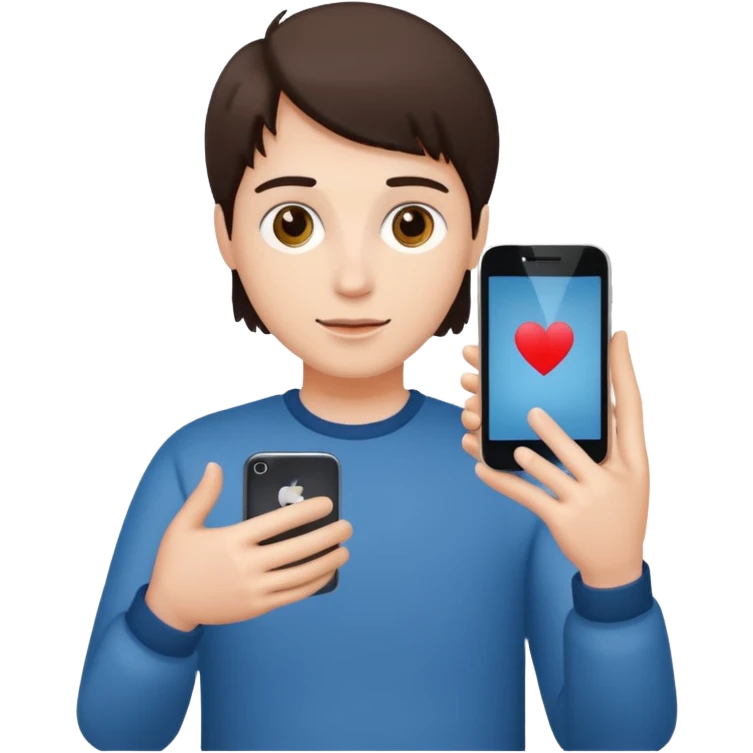 sending messange on phone emoji