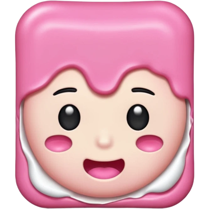 Gum to head  emoji