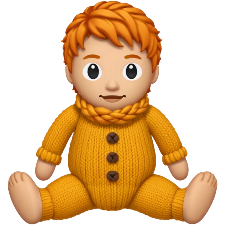 Knitted ginger ауьфду emoji