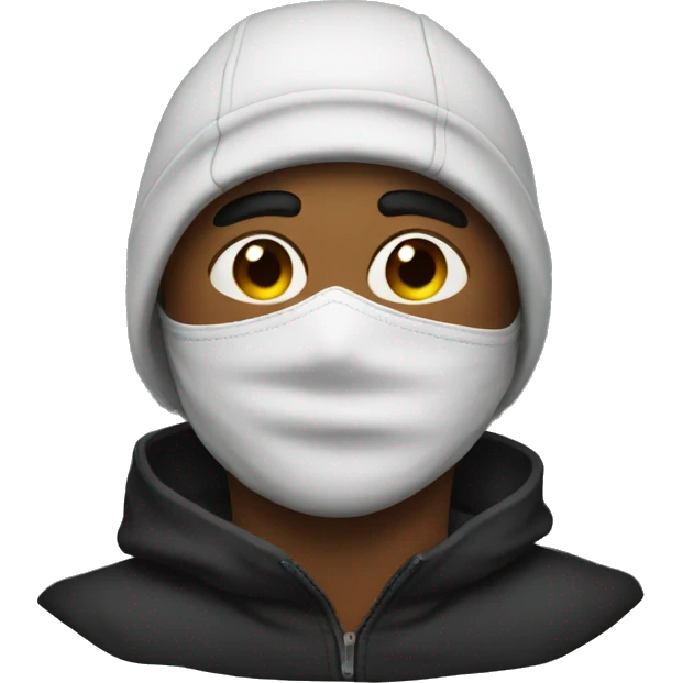 A man with a ski mask  emoji