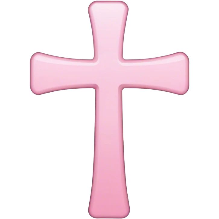 Light pink cross  emoji