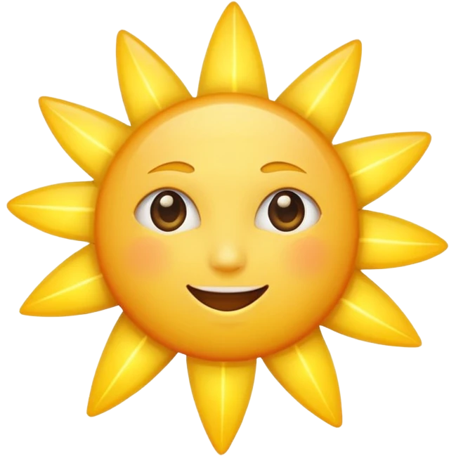 star SUN emoji