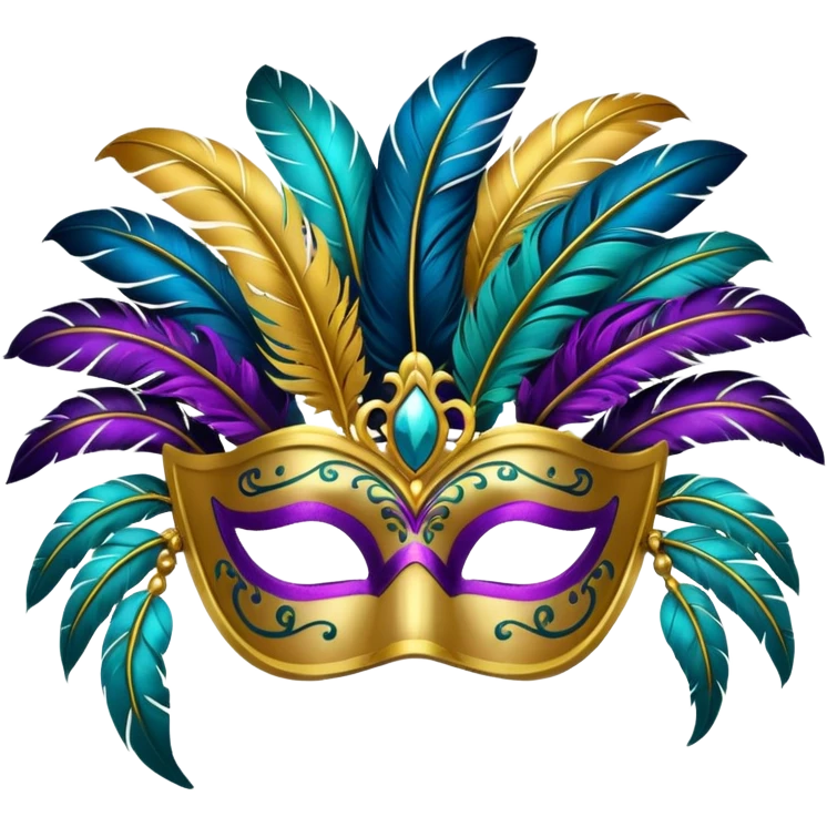 mascara de carnaval emoji