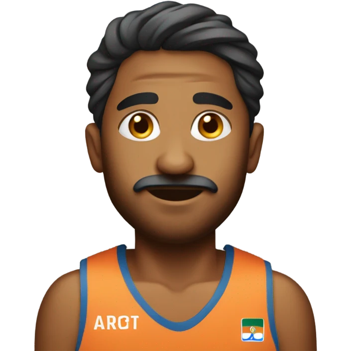 Indian basketball player emoji