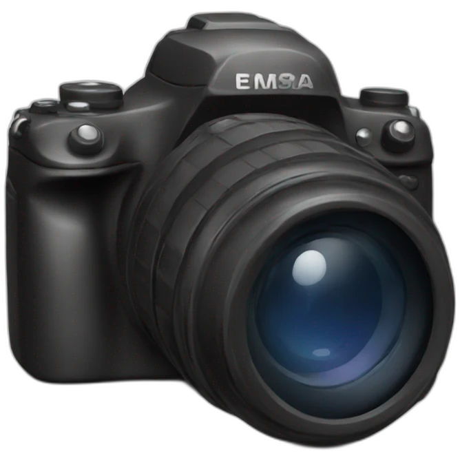 black camera emoji